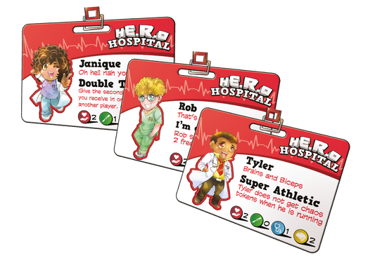 PVC Hospital ID-Badges - Core Game