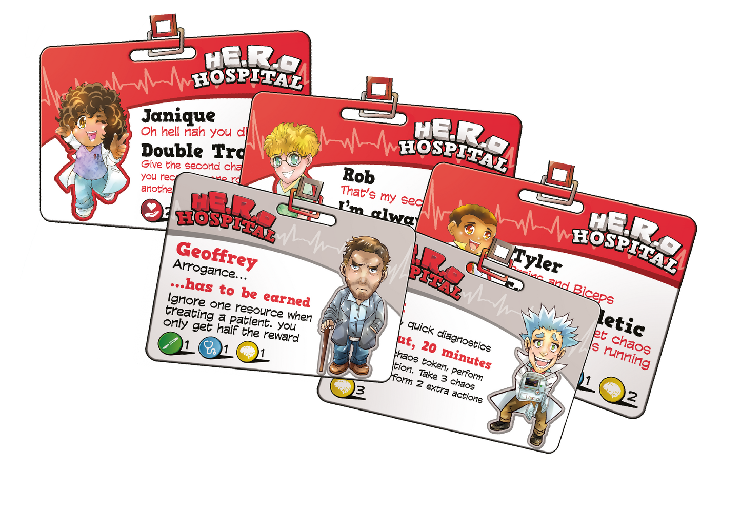 PVC Hospital ID-Badges - All games