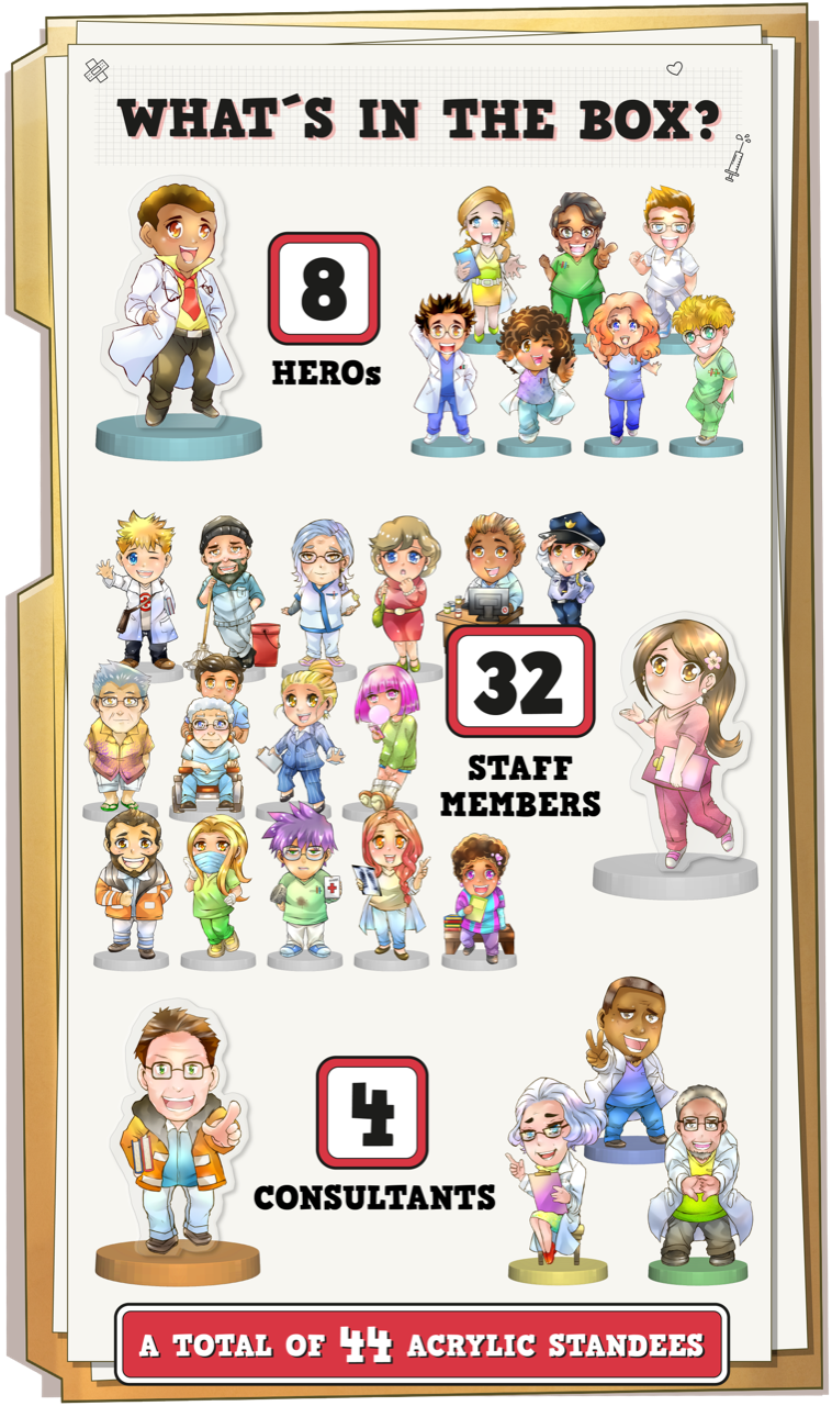 HE.R.O the emergency room board game - All games bundle