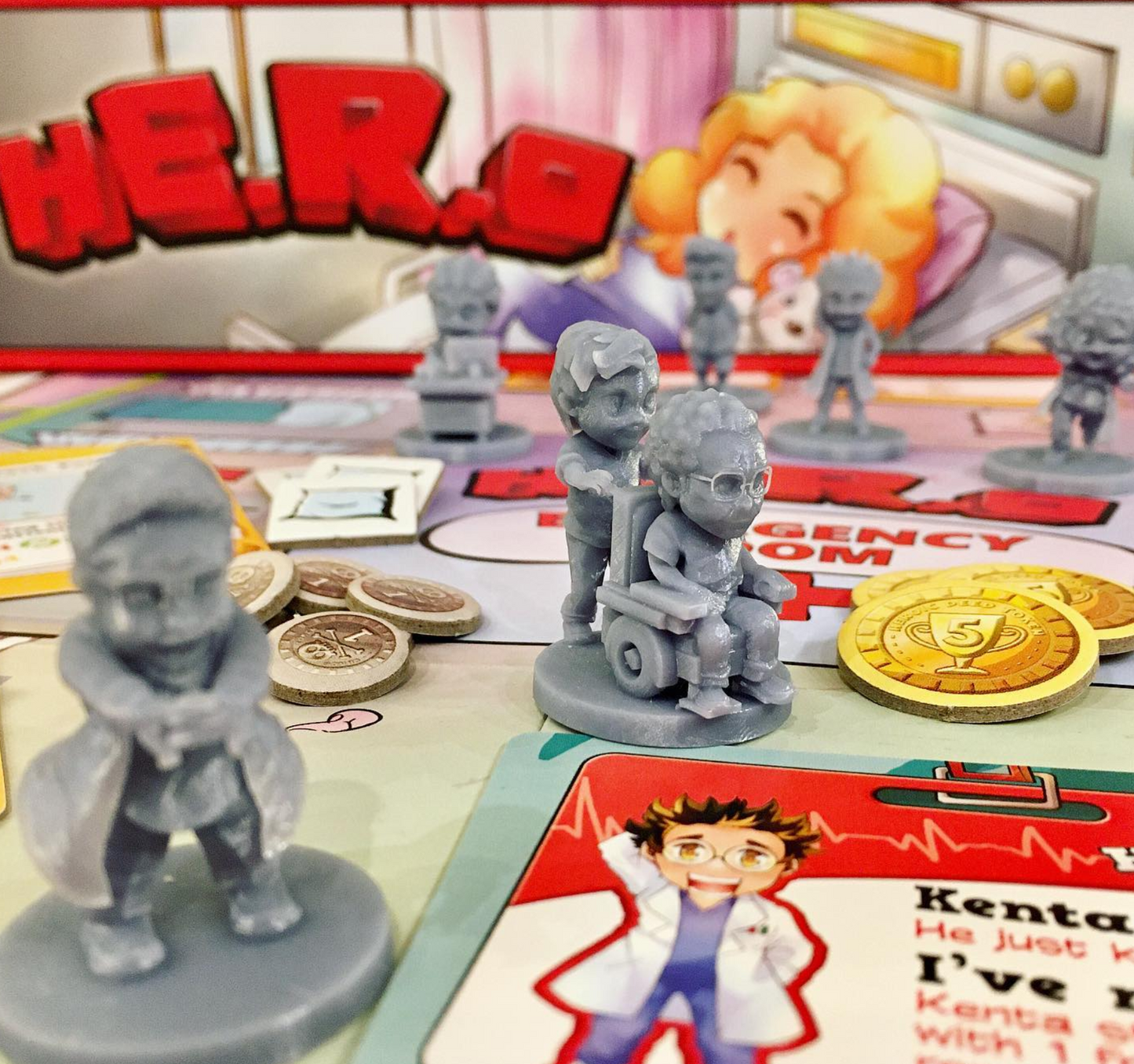STL-files for the HE.R.O core game miniatures