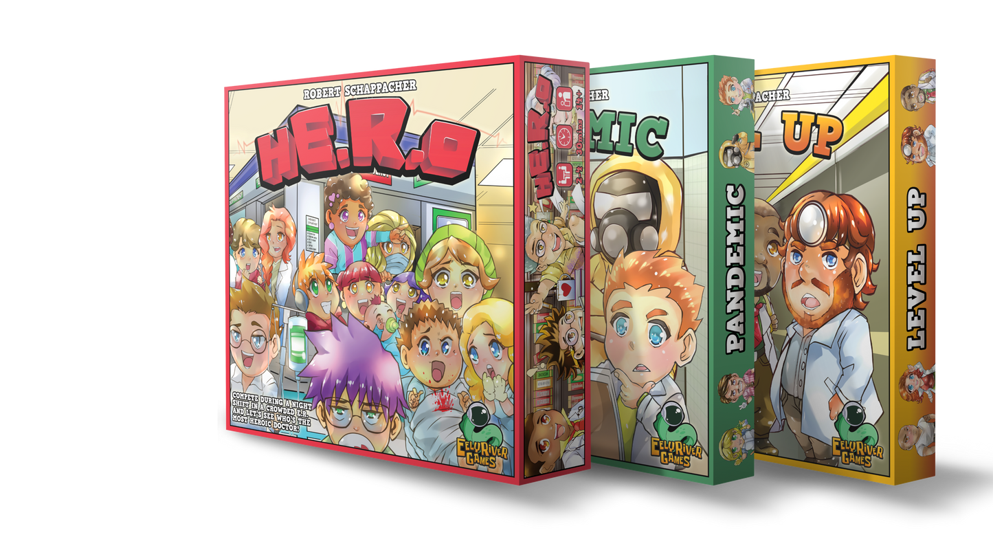 HE.R.O the emergency room board game - All games bundle