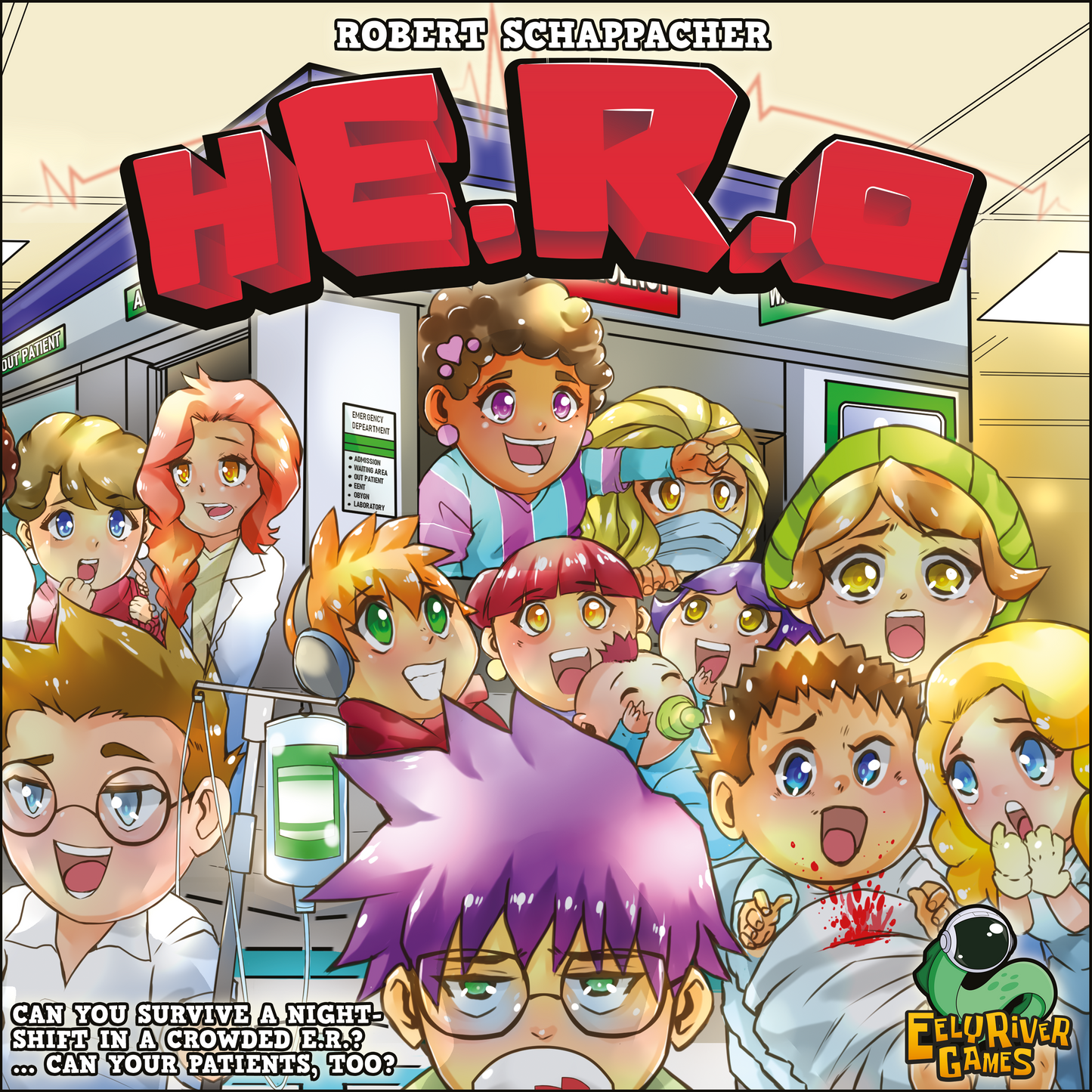 HE.R.O The emergency room board game - Core game